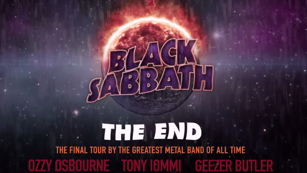 Black Sabbath THE END Tourankündigung