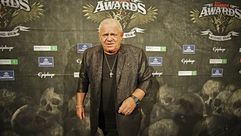 Udo Dirkenschneider bei den METAL HAMMER AWARDS 2015.