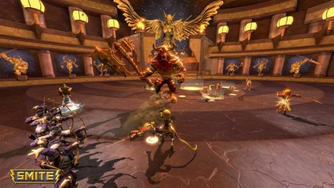 Sie kämpfen als Gottheit Ihrer Wahl, egal, welcher Mythologie diese entstammt. Als Thor, Hades oder zum Beispiel Sonnengo...