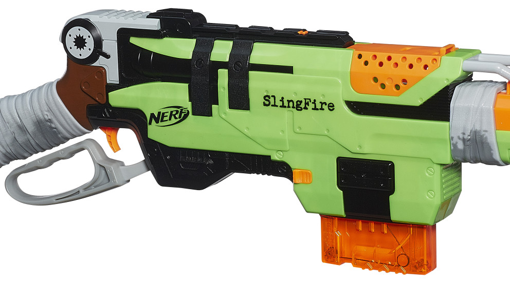 A6563EU4 EU40 Nerf Zombie Strike Slingfire Inhalt