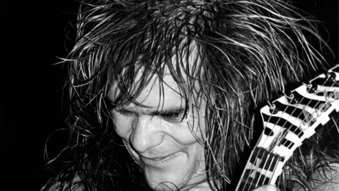 Chris Holmes im Jahr 1987 bei einem W.A.S.P.-Auftritt.