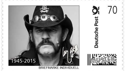 Ehre wem Ehre gebührt! Lemmy bekommt Briefmarke.