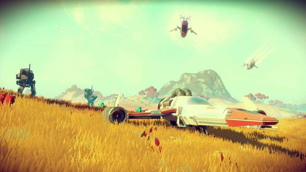 No Man's Sky bietet einen einzigartigen Grafikstil.