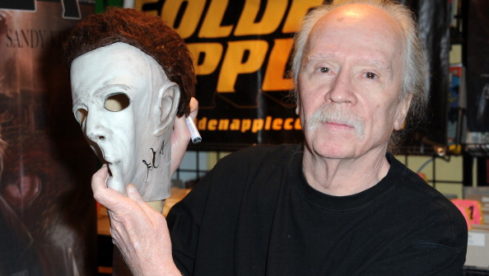 LOS ANGELES, CA - OCTOBER 27:  Director John Carpenter sign copies of his first comic book "Asylum" held at Golden Apple C...
