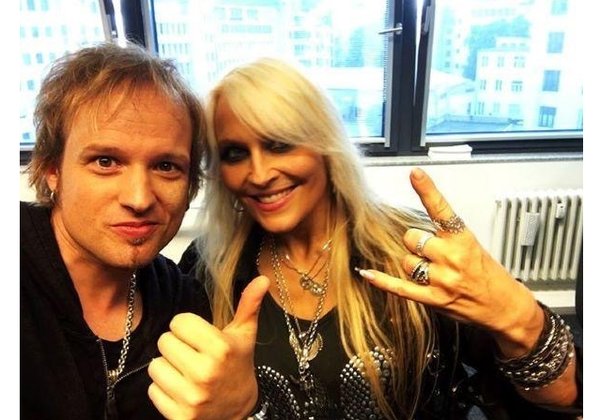 Doro und Sammet bei der ‘Ultimativen Chartshow’