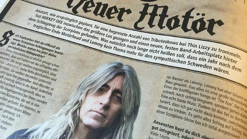 Mikkey Dee in METAL HAMMER-Ausgabe 01/2017