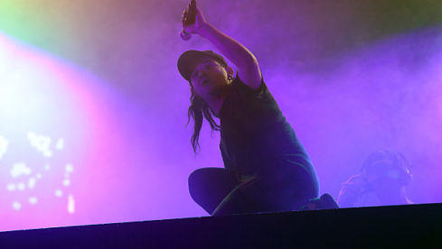 Auf dem Reading Festival noch als Skrillex: Jetzt trat Sonny Moore wieder als Sänger von From First To Last auf.