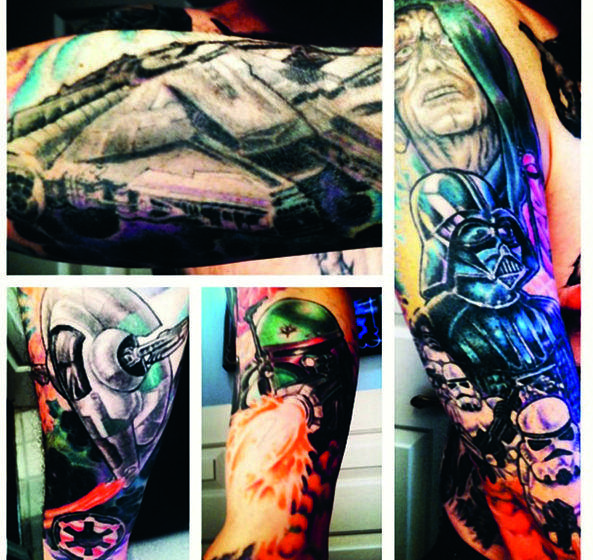 Tattoos von Dustin Boltjes (Skeletonwitch)