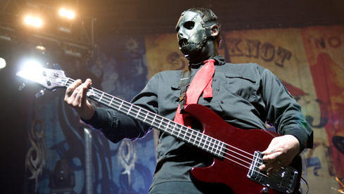 Paul Gray bei einem Slipknot-Konzert im Jahr 2009