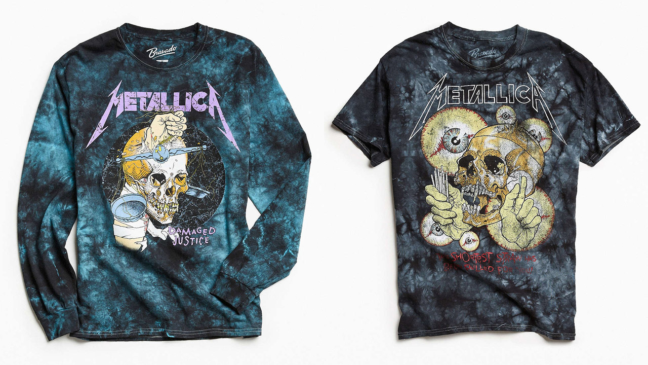 Mit diesen bunten Metallica-Shirts fallt ihr garantiert auf