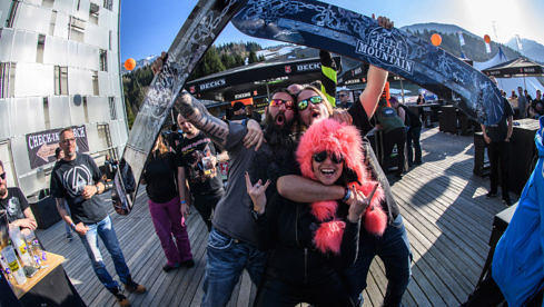 Ausgelassene Stimmung beim Full Metal Mountain 2017