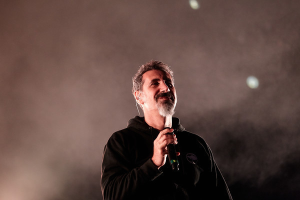 Sänger Serj Tankian tritt am 04.06.2017 beim Musikfestival 'Rock am Ring' in Nürburg (Rheinland-Pfalz) mit der US-amerikani