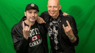 Hansi Kürsch und Wolf Hoffmann beim gemeinsamen METAL HAMMER-Interview