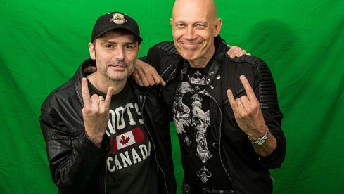 Hansi Kürsch und Wolf Hoffmann beim gemeinsamen METAL HAMMER-Interview