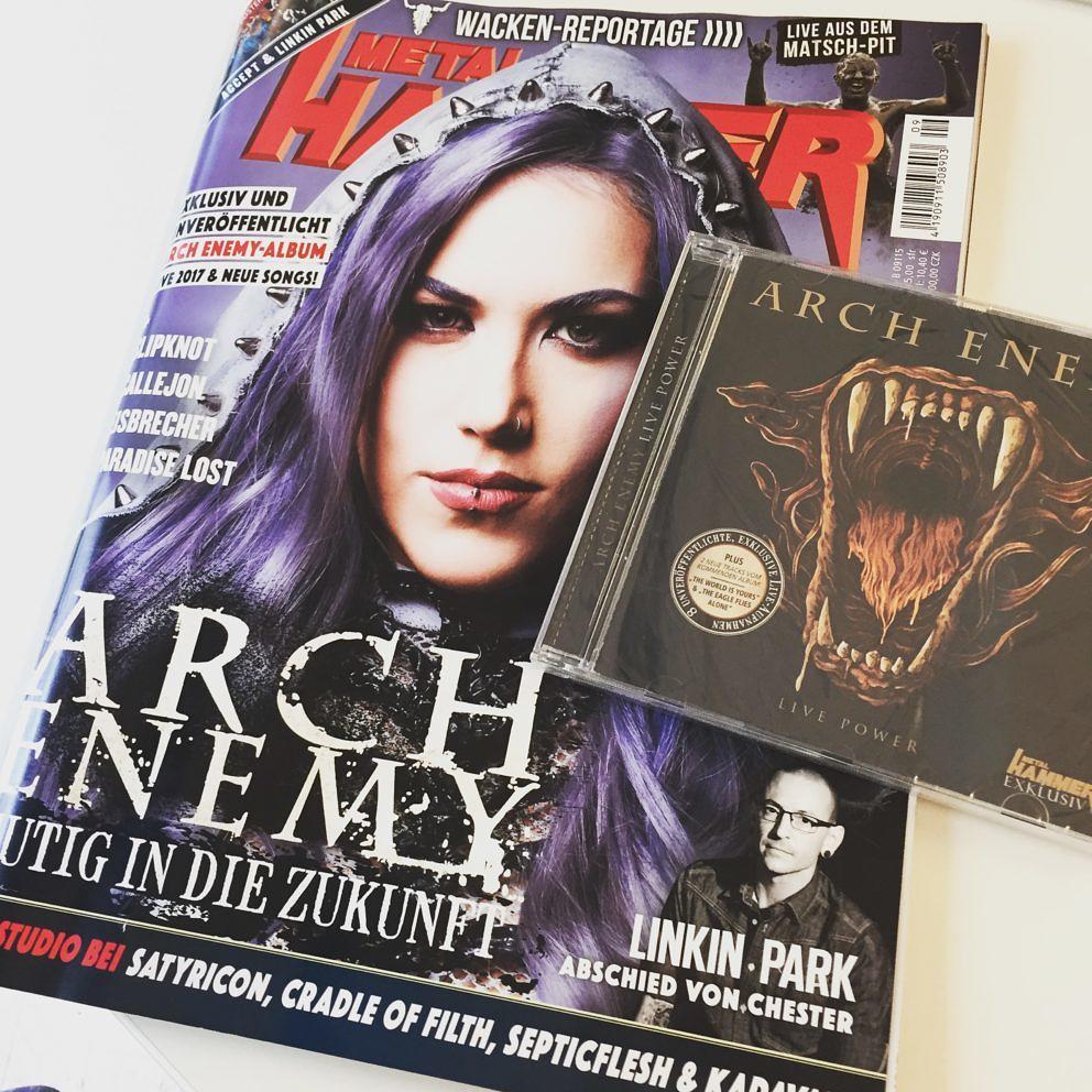 METAL HAMMER 09/2017 mit Arch Enemy-Album