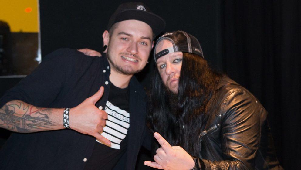 Joey Jordison/Vimic beim METAL HAMMER-Talk in The Venue Berlin