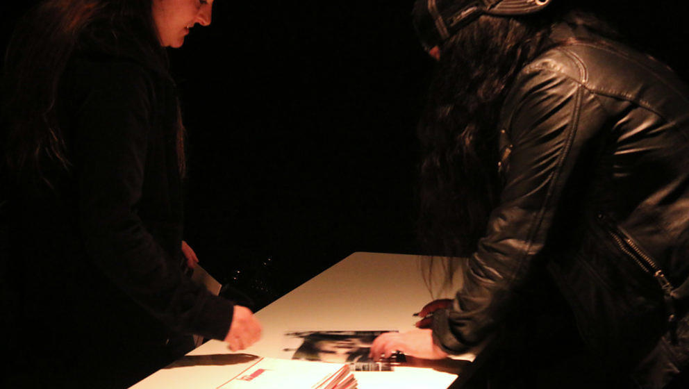 Joey Jordison/Vimic beim METAL HAMMER-Talk in The Venue Berlin