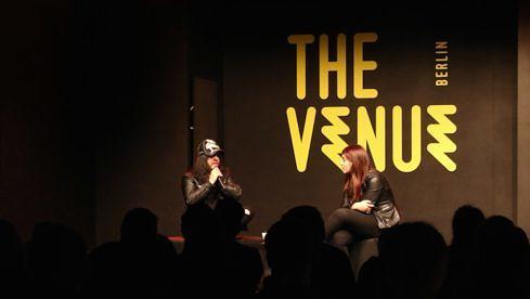 Joey Jordison/Vimic beim METAL HAMMER-Talk in The Venue Berlin
