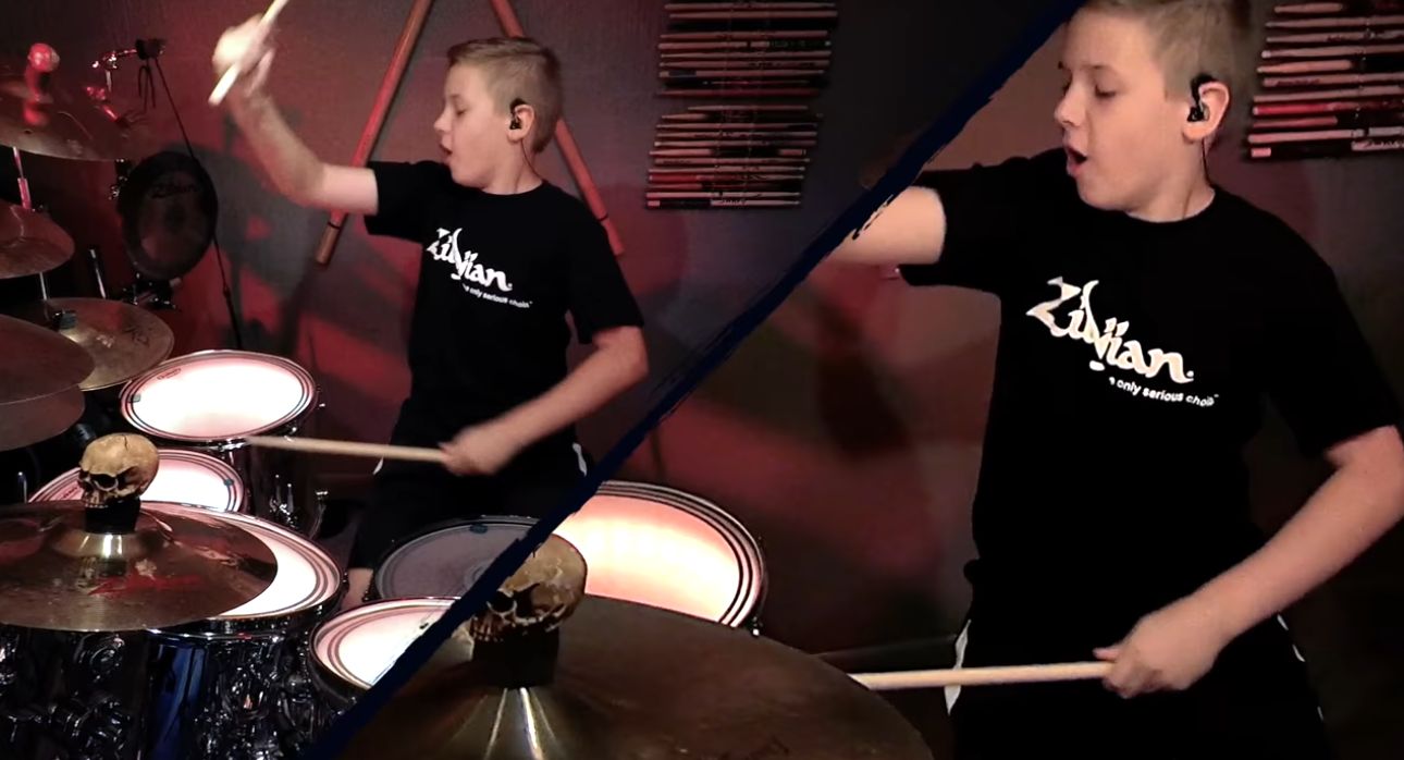 Avery Drummer Molek 11jähriges SchlagzeugWunderkind