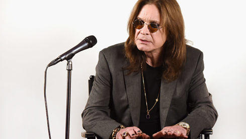 Ozzy Osbourne bei einer Presse-Konferenz 2017.