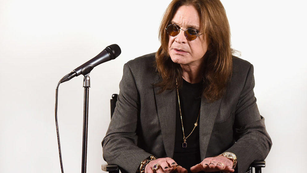 LOS ANGELES, CA - FEBRUARY 06:  Ozzy Osbourne Announces 'No More Tours 2' Final World Tour at Press Conference at his Los Ang