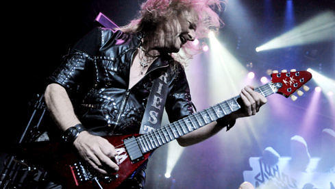 K.K. Downing mit Judas Priest