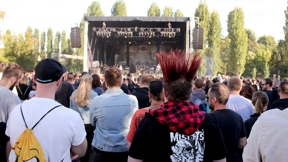 Publikum auf dem Punk In Drublic Festival 2018 Berlin