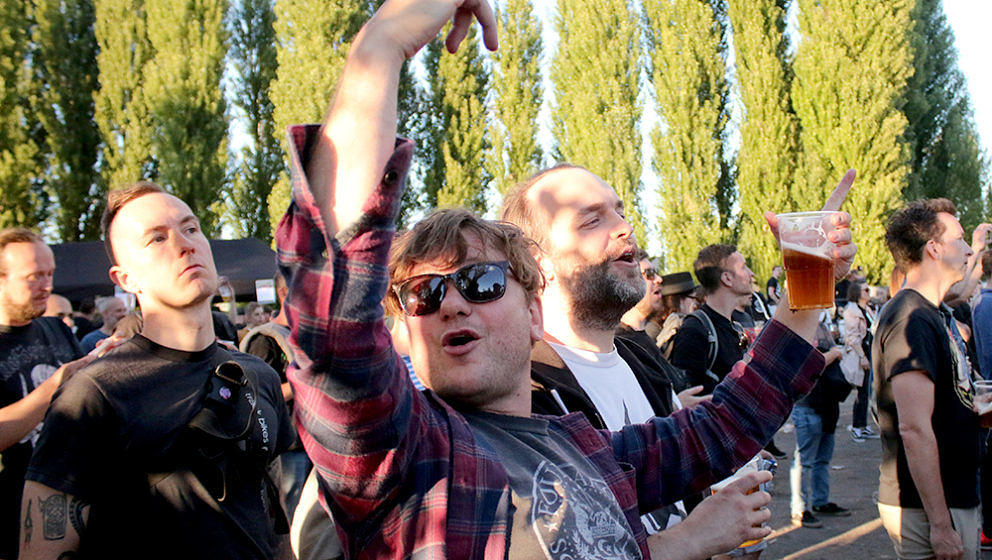 Publikum auf dem Punk In Drublic Festival 2018 Berlin