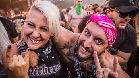 Zwei vermeintlich "Ungläubige" auf dem Wacken Open Air 2018