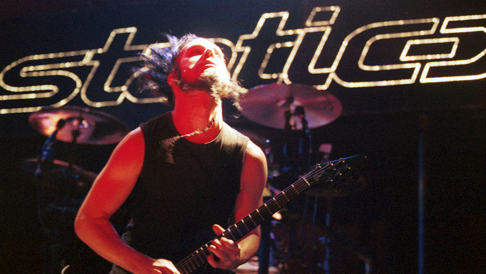 Wayne Static bei einem Live-Auftritt von Static-X in Las Vegas in Jahr 2000