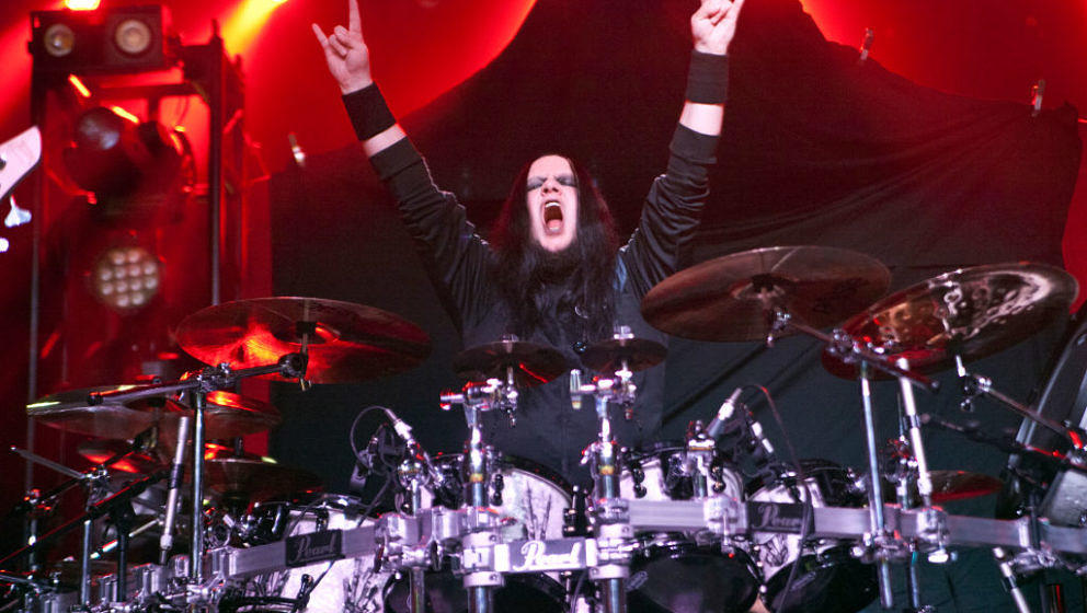 CHARLOTTE, NC - JUNE 30:  Drummer Joey Jordison of Vimic performs at The Fillmore Charlotte on June 30, 2017 in Charlotte, No