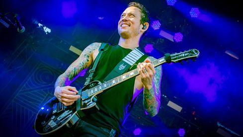 Trivium-Gitarrist und -Sänger Matt Heafy (hier live beim Heavy Montreal Festival)