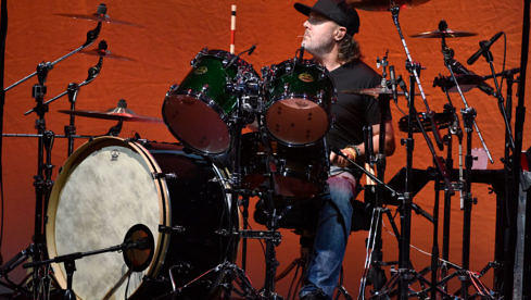 Lars Ulrich mit Metallica beim All Within My Hands Foundation-Konzert im Masonic Auditorium am 3. November 2018