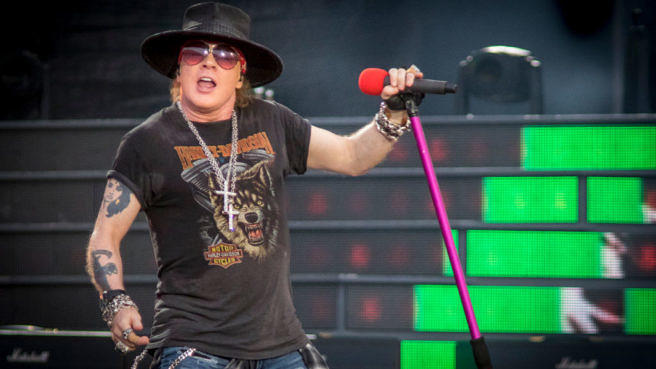 Axl Rose mit Guns N’ Roses im Rahmen der "Not In This Lifetime"-Tour im TD Place Stadium in Ottawa, Kanada, am 21. August 2017