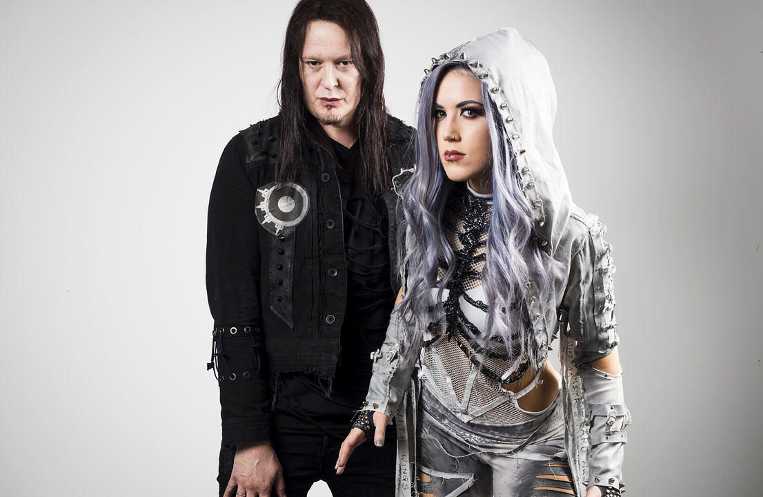 Michael Amott und Alissa White-Gluz von Arch Enemy