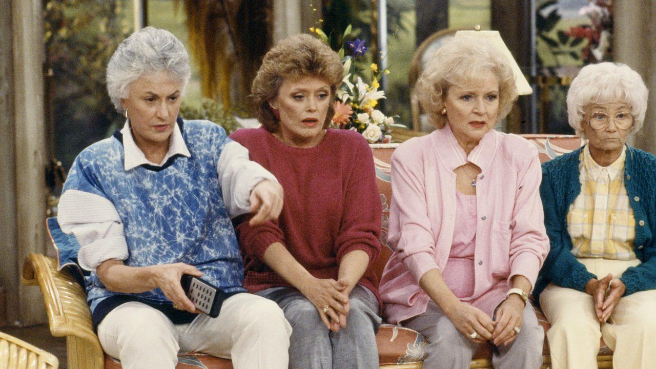 Golden Girls: Staffel 4 (l-r) Bea Arthur als Dorothy Petrillo Zbornak, Rue McClanahan als Blanche Devereaux, Betty White a...