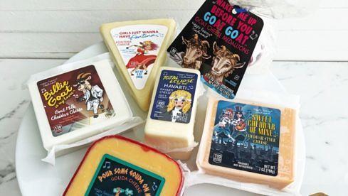 Gerade in den US-Läden von Aldi im Angebot: Rock'N'Roll-Käse-Varianten