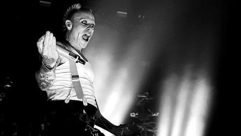 The Prodigy-Frontmann Keith Flint beim Auftritt in der O2 Academy Brixton in London am on 21. Dezember 2017