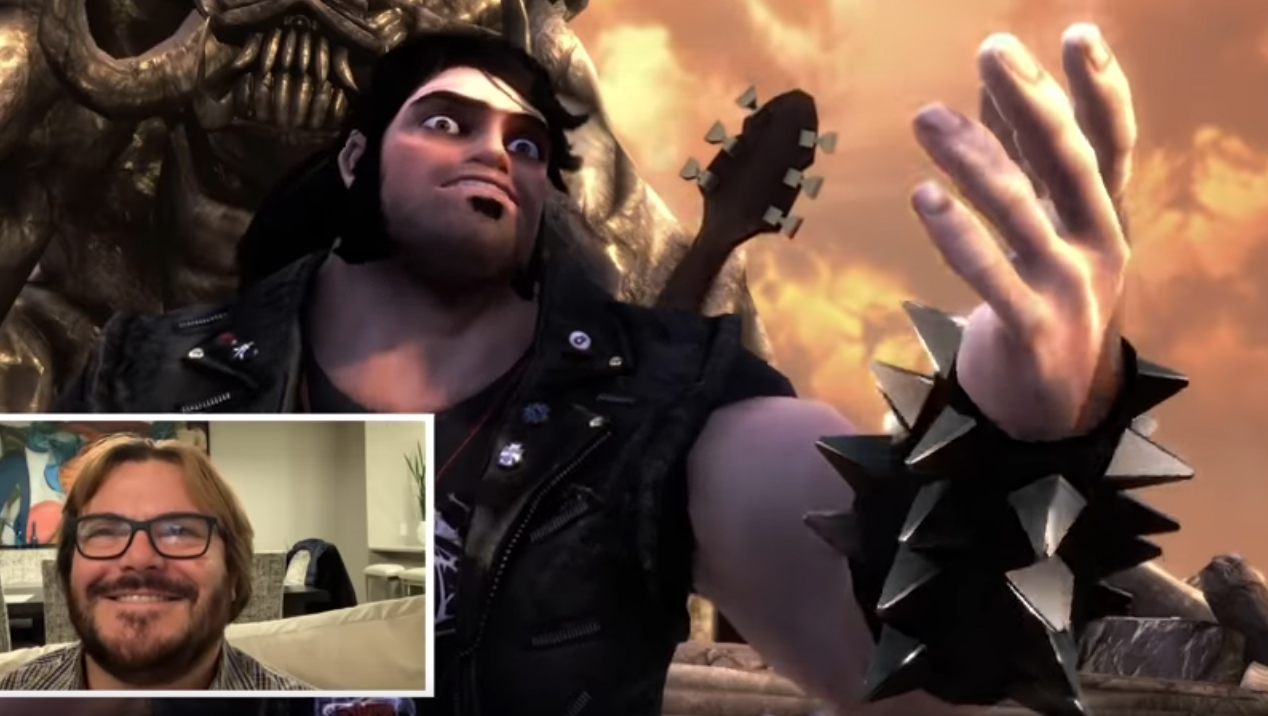 Jack Black Spielt Jack Black In Brutal Legend