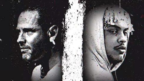 Corey Taylor (l.) hat gemeinsame Sache mit Kid Bookie gemacht