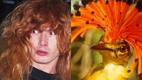 Zum verwechseln ähnlich? Megadeth-Boss Dave Mustaine und der Kronentyrann