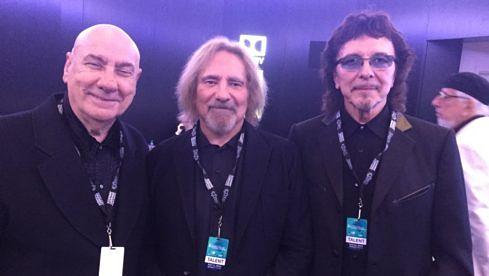 Bill Ward, Geezer Butler und Tony Iommy von Black Sabbath beim "Grammy Salute to Music Legends"