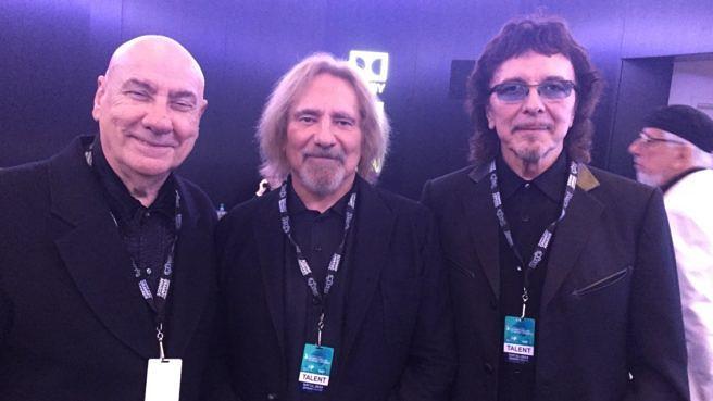 Bill Ward, Geezer Butler und Tony Iommy von Black Sabbath beim "Grammy Salute to Music Legends"