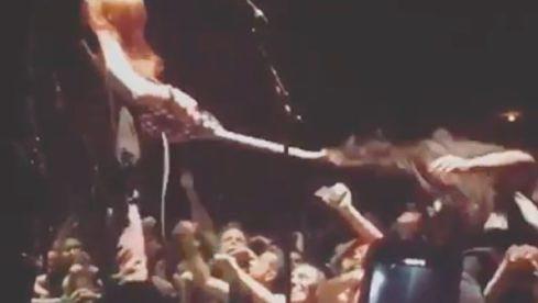 Violence live in Los Angeles, California