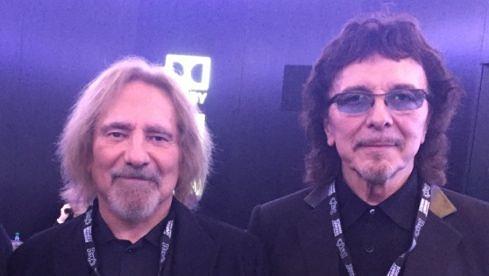 Geezer Butler und Tony Iommy von Black Sabbath beim "Grammy Salute to Music Legends"