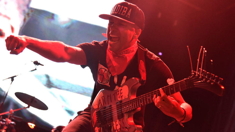 AUSTIN, TEXAS - MARCH 09:  Tom Morello performs as part of the 'ACLU 100 Concert' during the 2019 SXSW Conference and Festiva