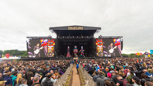 Castle Donington, England, Juni 16:  Smashing Pumpkins beim Download Festival 2019