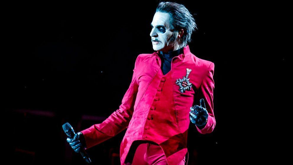 Ghost-Frontmann Tobias Forge aka Cardinal Copia bei Heavy Montreal im Parc Jean-Drapeau am 27. Juli 2019