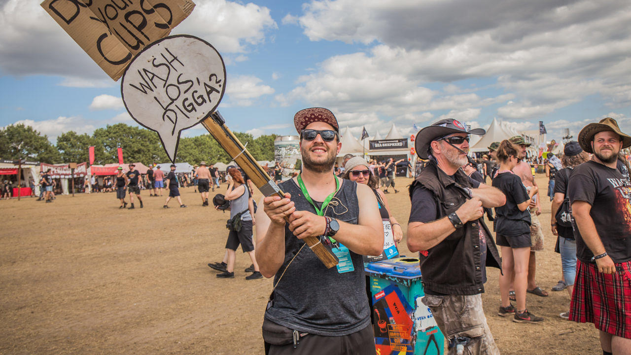 Viva con Agua-Mitarbeiter, Wacken 2018
