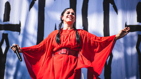 Cristina Scabbia mit Lacuna Coil im Bologna Sonic Park 2019